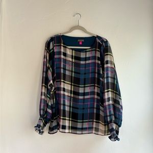 Women’s Vince Camuto Plaid Blouse